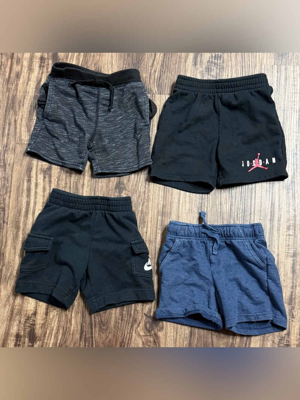 2T Boys Shorts Bundle Nike Cat & Jack Air Jordan Garanimals